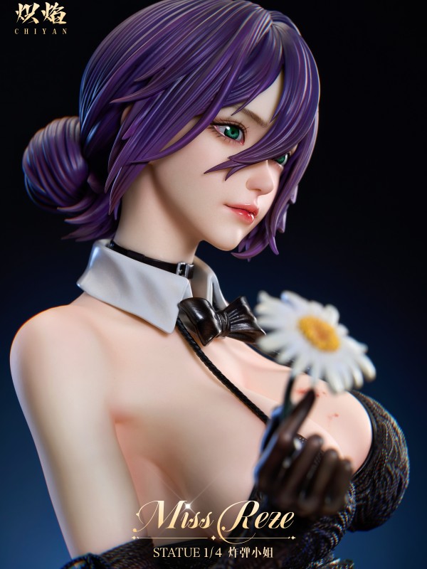 Chiyan Studio Chainsaw Man Miss Bomb Reze Hot Sexy 1/4 Statue
